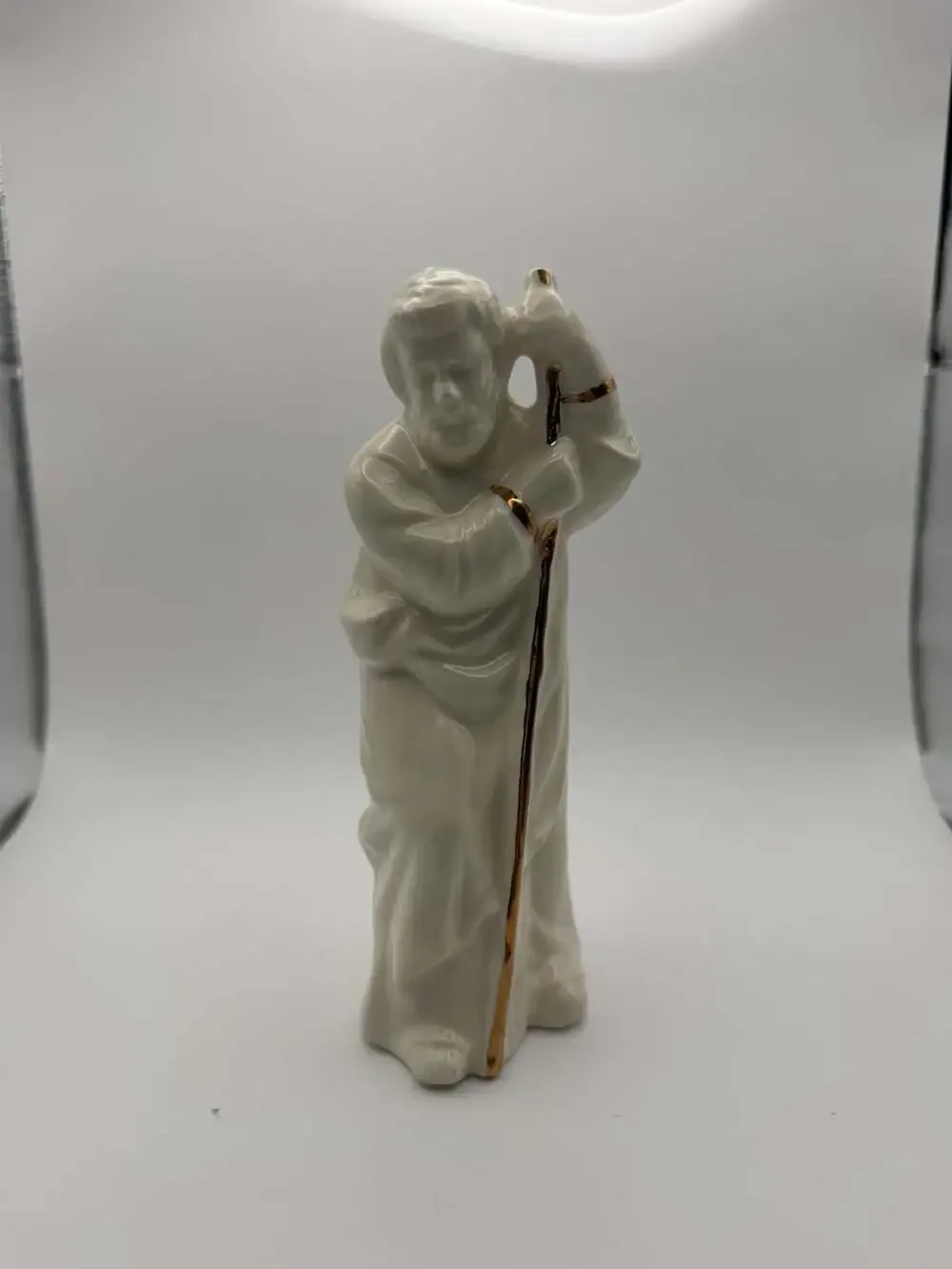 Avon White Porcelain Nativity Joseph Figurine 1981